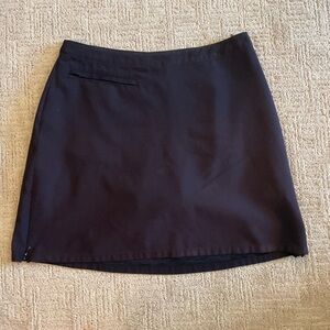 🌸🌼 Patagonia Duway Skort Skirt Black Athletic Hiking Golf Tennis Travel 10 EUC